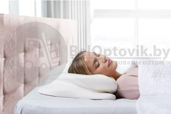 Анатомическая, двухсторонняя пенная подушка Angel SLEEPER Pillow для головы с эффектом памяти - фото 5 - id-p179625029