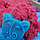 Набор для творчества GENIO KIDS Умный песок (живой кинетический песок), 1000g Фиолетовый, фото 5