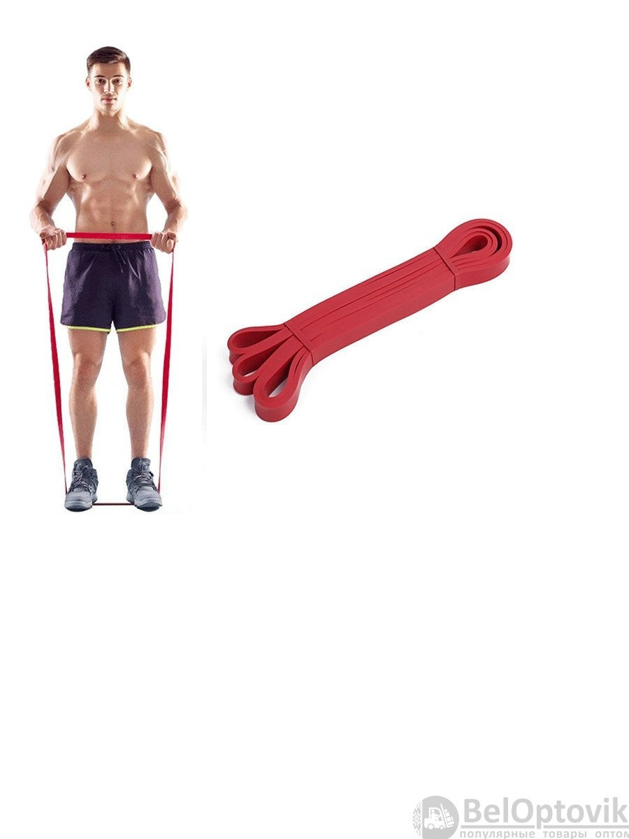 Набор эспандеров (резиновых петель) 208 см Fitness sport для фитнеса, йоги, пилатеса (4 шт с инструкцией) - фото 2 - id-p179625041