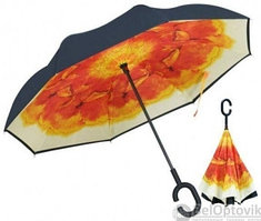 Зонт наоборот UnBrella (антизонт). Подбери свою расцветку настроения Оранжевые бархатцы