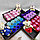 Подарочный набор 12 мыльных роз  Мишка Фиолетовые оттенки, фото 7