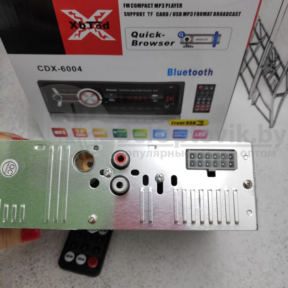 Автомагнитола MP3 CDX-6004 с функцией Bluetooth пульт (Цена - качество) - фото 7 - id-p179625432