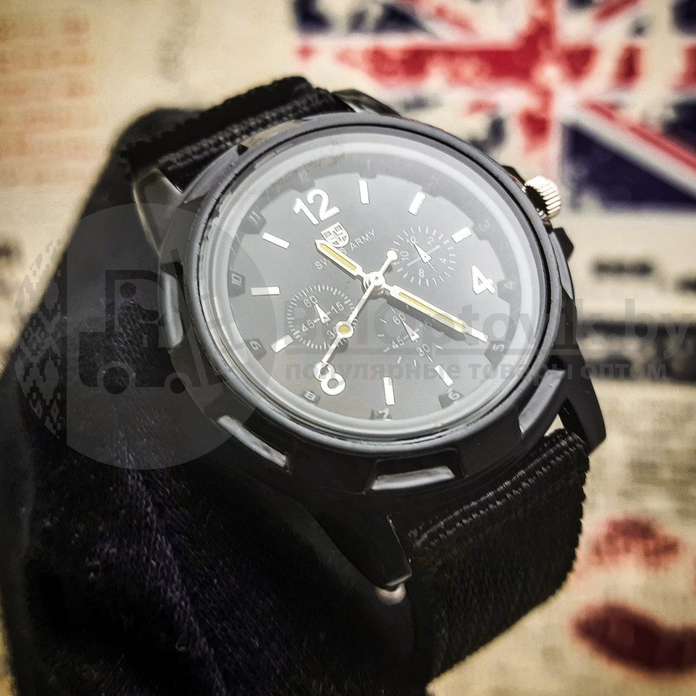 Часы наручные SWISS ARMY 577-1 кварцевые в стиле милитари - фото 2 - id-p179625511