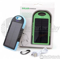 УЦЕНКА Внешний аккумулятор на солнечных батареях Solar Сharger 5000mAh Зеленый