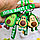 Брелок - подвеска I love you Силикон (карабин, кольцо и ремешок) Авокадо зеленое, фото 7