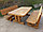 Набор садовый и банный из массива сосны "Могучий" 2 метра 3 предмета, фото 3