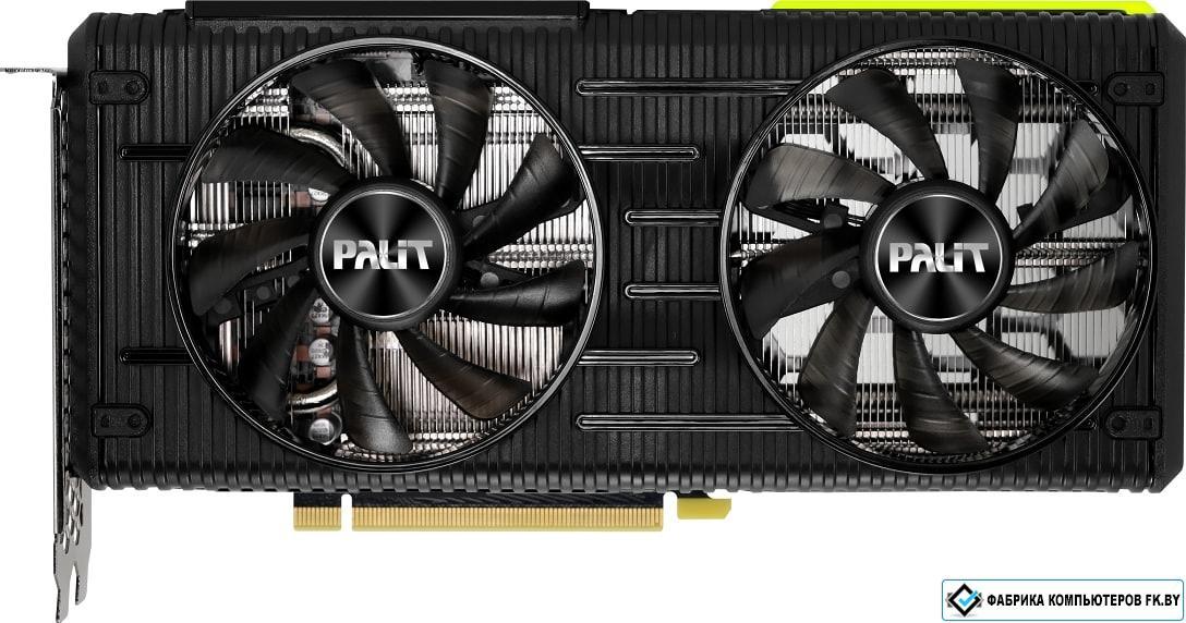 Видеокарта Palit GeForce RTX 3060 Ti Dual OC 8GB GDDR6 NE6306TS19P2-190AD - фото 1 - id-p179696842