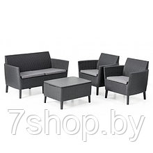 Комплект мебели Salemo 2-sofa set (Салемо), графит