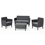 Комплект мебели Salemo 2-sofa set (Салемо), графит, фото 2