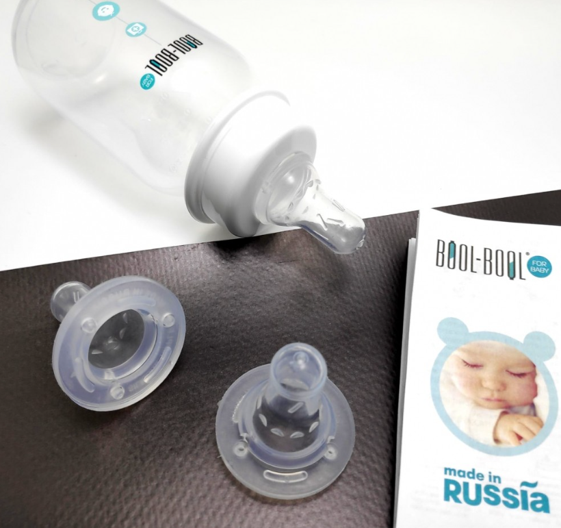 Комплект силиконовых сосок 2021 BABY FLOW узкое горло, отверстие размер L (сильный поток), с 6 месяцев - фото 3 - id-p179729101