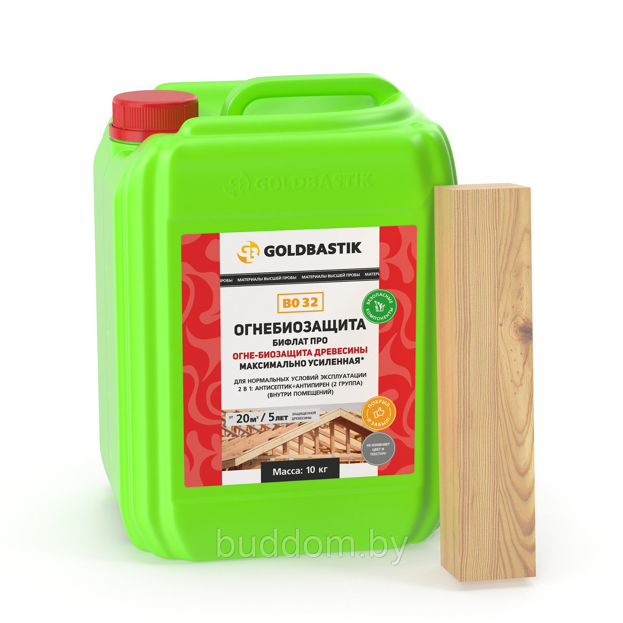 15 Огнебиозащита "Бифлат Про" GOLDBASTIK BO 32, 5 кг