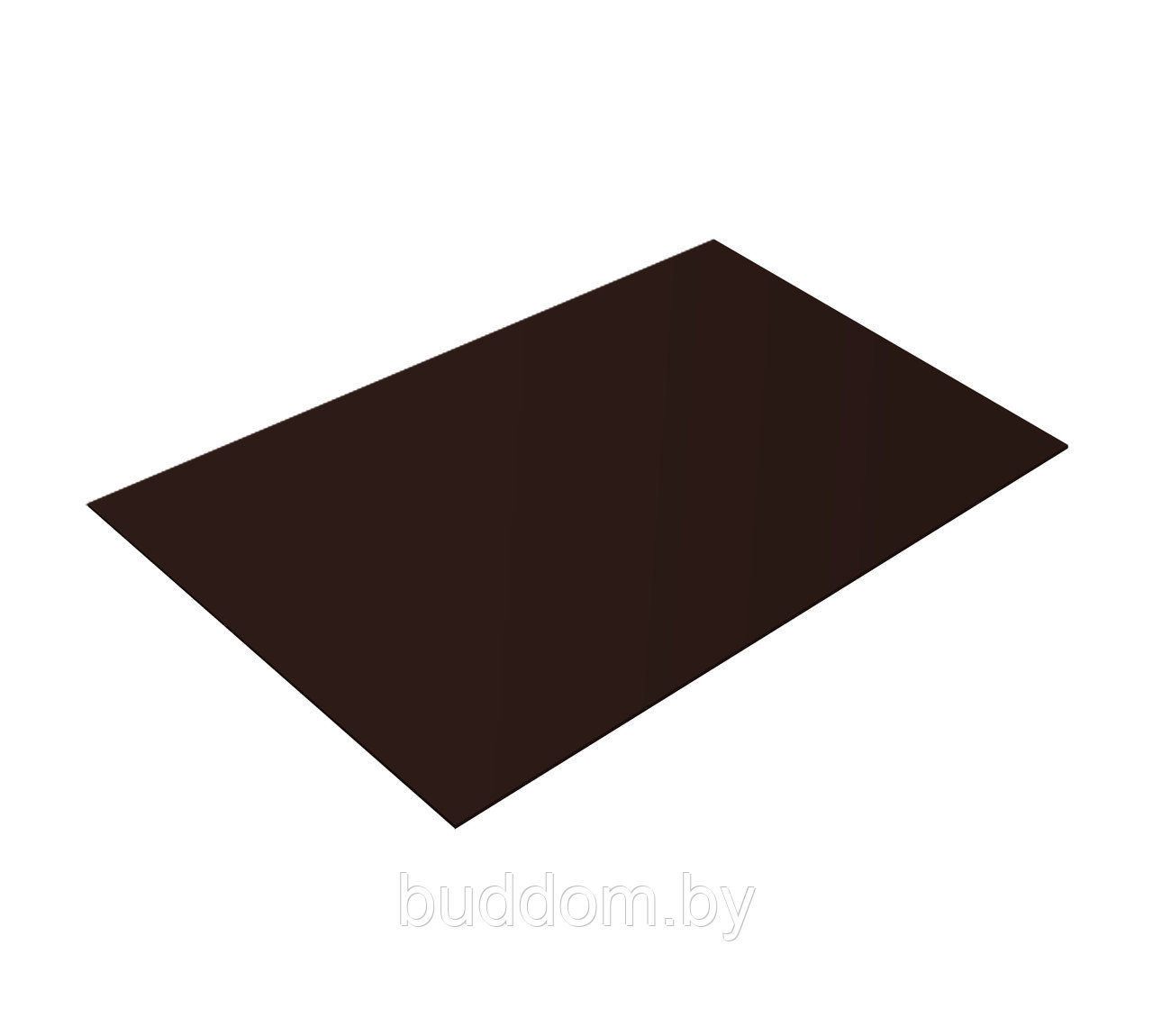 15 Плоский лист 0,5 Satin RAL 8017 шоколад