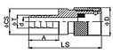 Быстроразъемное соединение БРС корпус левый (мама) Q2 CONECTOR DN 11 пневматическое, фото 2