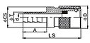 Быстроразъемное соединение БРС корпус левый (мама) Q2 CONECTOR DN 13 пневматическое, фото 2