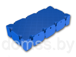 Понтон модульный ПМ пластиковый 2000х1000х423мм Вес: не более 50 кг Плавучесть: 500 кг - фото 2 - id-p179730401