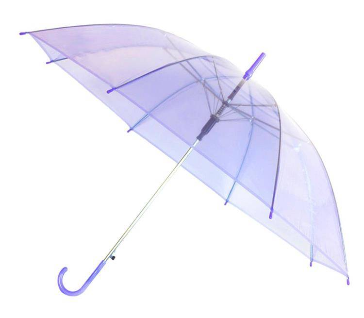 Зонт прозрачный фиолетовый SiPL - фото 1 - id-p179732226