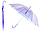 Зонт прозрачный фиолетовый SiPL, фото 2
