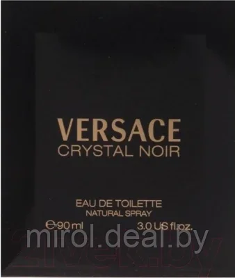 Туалетная вода Versace Crystal Noir - фото 2 - id-p179733678