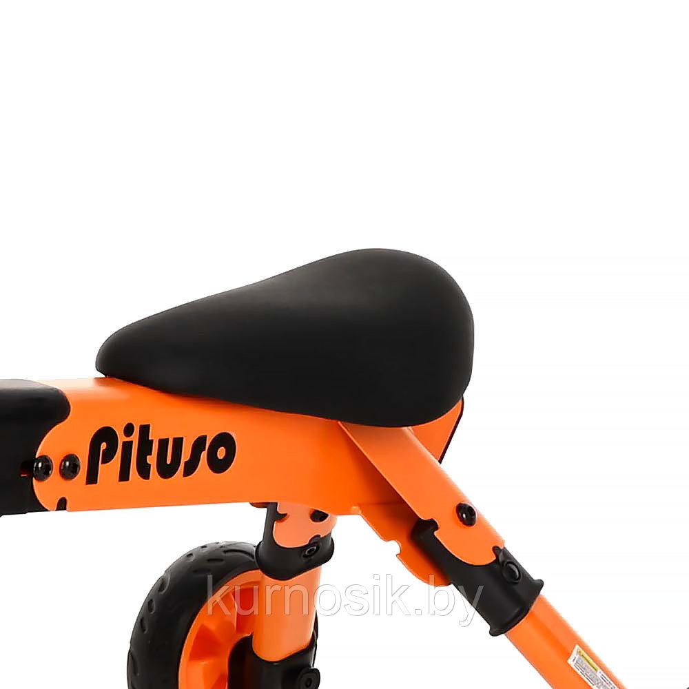 Велосипед беговел детский 2 в 1 складной Pituso Букашка PITUSO оранжевый - фото 4 - id-p179740874