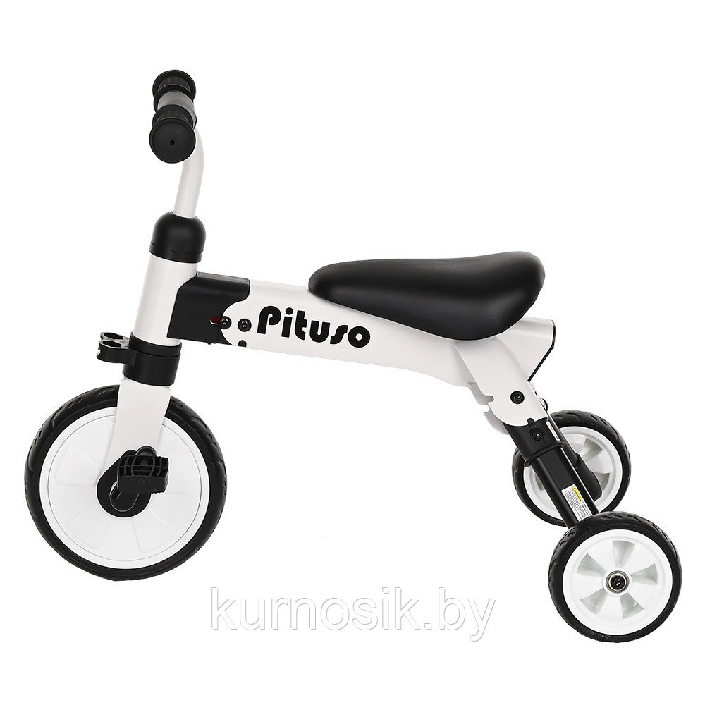 Велосипед беговел детский 2 в 1 складной Pituso Букашка PITUSO белый - фото 9 - id-p179742719