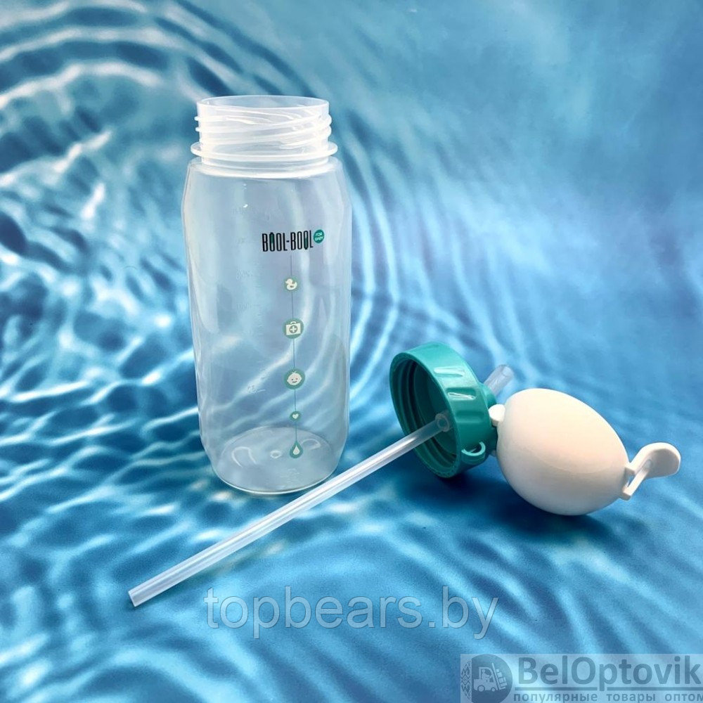 Бутылочка SUPER MED с трубочкой для кормления, 400 мл (с 24 месяцев) - фото 4 - id-p179742901