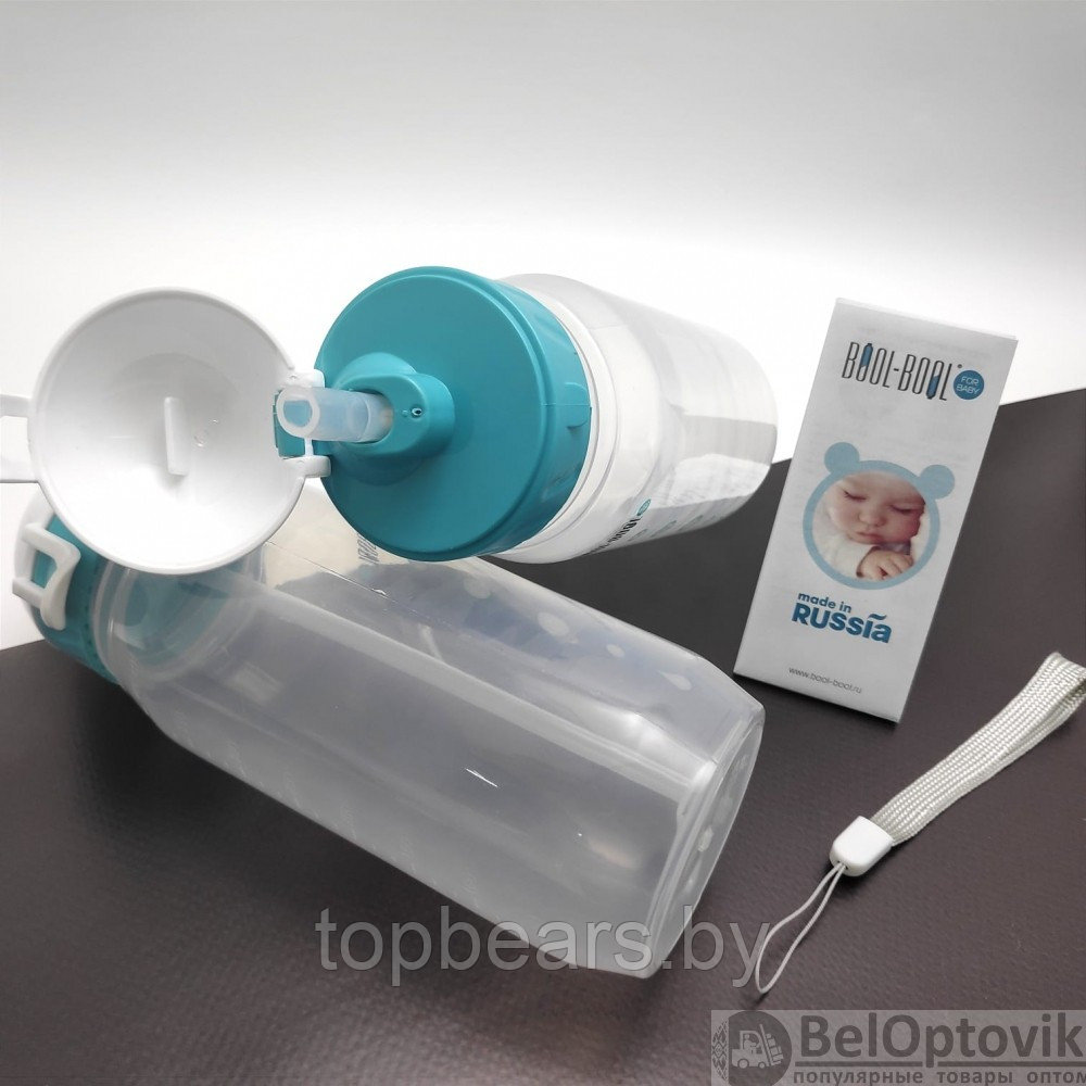 Бутылочка SUPER MED с трубочкой для кормления, 400 мл (с 24 месяцев) - фото 9 - id-p179742901