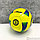 Мяч игровой Meik для волейбола, гандбола, 15 см (детского футбола) Желтый с черным, фото 6