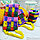 Мочалка цветная для тела Гарант Чистоты, полипропиленовая Семицвет (вязка петельками), фото 3