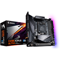 GIGABYTE Main Board Desktop Intel Z490 Mini-ITX AORUS Motherboard with Direct 8+1 Phases Digital VRM Design,