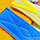 Мочалка банная, двухцветная для тела жесткая Шахтерская Люкс Гарант Чистоты, фото 2