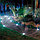 Набор уличных светильников 4 шт (садовый светильник) на солнечной батарее 4 LED 5W Disk Lights BELLHOWELL, фото 9