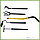 Садовый набор ТОРНАДИКА МИНИ-4 TORNADO (мини-культиватор, распашник, 3-х зубый рыхлитель, мини-грабли), фото 2