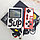 Портативная приставка с джойстиком Retro FC Game Box PLUS Sup Dendy 3 400in1 Белый, фото 6