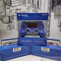 Игровой геймпад Sony DualShock 4 , беспроводной Синий