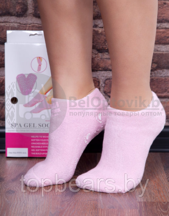 -50 скидка Гелевые увлажняющие Spa носочки Gel Socks Moisturizing Уценка (без коробки, упаковка пакет) - фото 7 - id-p179744196