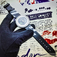 Часы женские Chopard Argent Geneve S9204 со стразами Черный, фото 1
