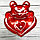 Солевая грелка Мультяшки 2. Цвета Микс Активатор кнопка Мишка с сердцем (18 х 16 см), фото 3