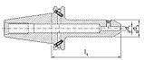 ФРЕЗЕРНЫЙ ПАТРОН DIN 69871, Weldon, HAIMER, Форма AD/B, ZG130, тонко сбалансиров. G2,5 / 22.000 мин-1, фото 2