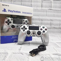 Игровой геймпад Sony DualShock 4 , беспроводной Серебро