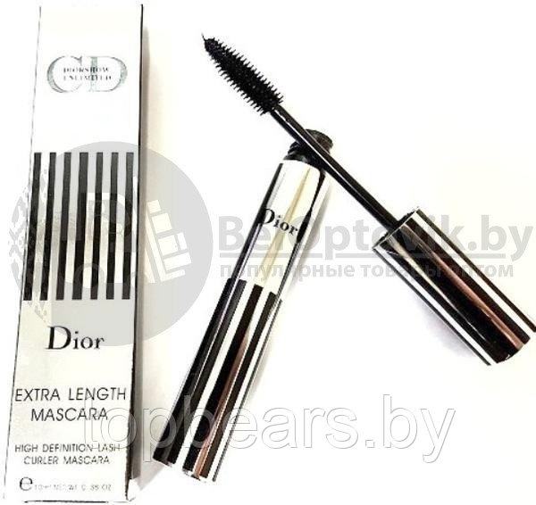 Ликвидация Подкручивающая тушь для ресниц Dior extra length Mascara, 10 ml - фото 7 - id-p179744254