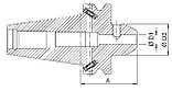 ФРЕЗЕРНЫЙ ПАТРОН JIS 6339, системы Weldon, PRECITOOL, короткий, Форма AD/B, сбалансир. G6,3 12.000 мин-1, фото 2