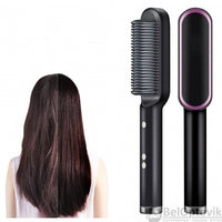 Электрическая расческа Выпрямитель Straight comb FH909 (выпрямление волос) Черная