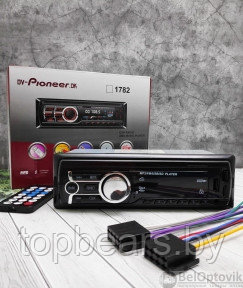 Автомагнитола Pioneer OK (Bluetooth, USB, micro, AUX, FM, пульт)   mod.1782 HD 2 UDB