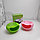 Двойная тарелка для снеков (семечек) и подставка для телефона (3 в 1) Creative  Fashionable Fruit Platter, фото 3