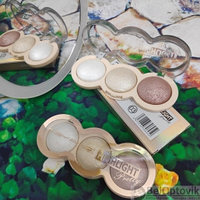 Хайлайтер для макияжа лица MSYAHO Powder Highlighter Pretty 3 color mix (3 тона х 10,5 g) Тон 03