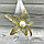 Бижутерия брошь Пятилистный клевер 4 см Цвет Золото, фото 8
