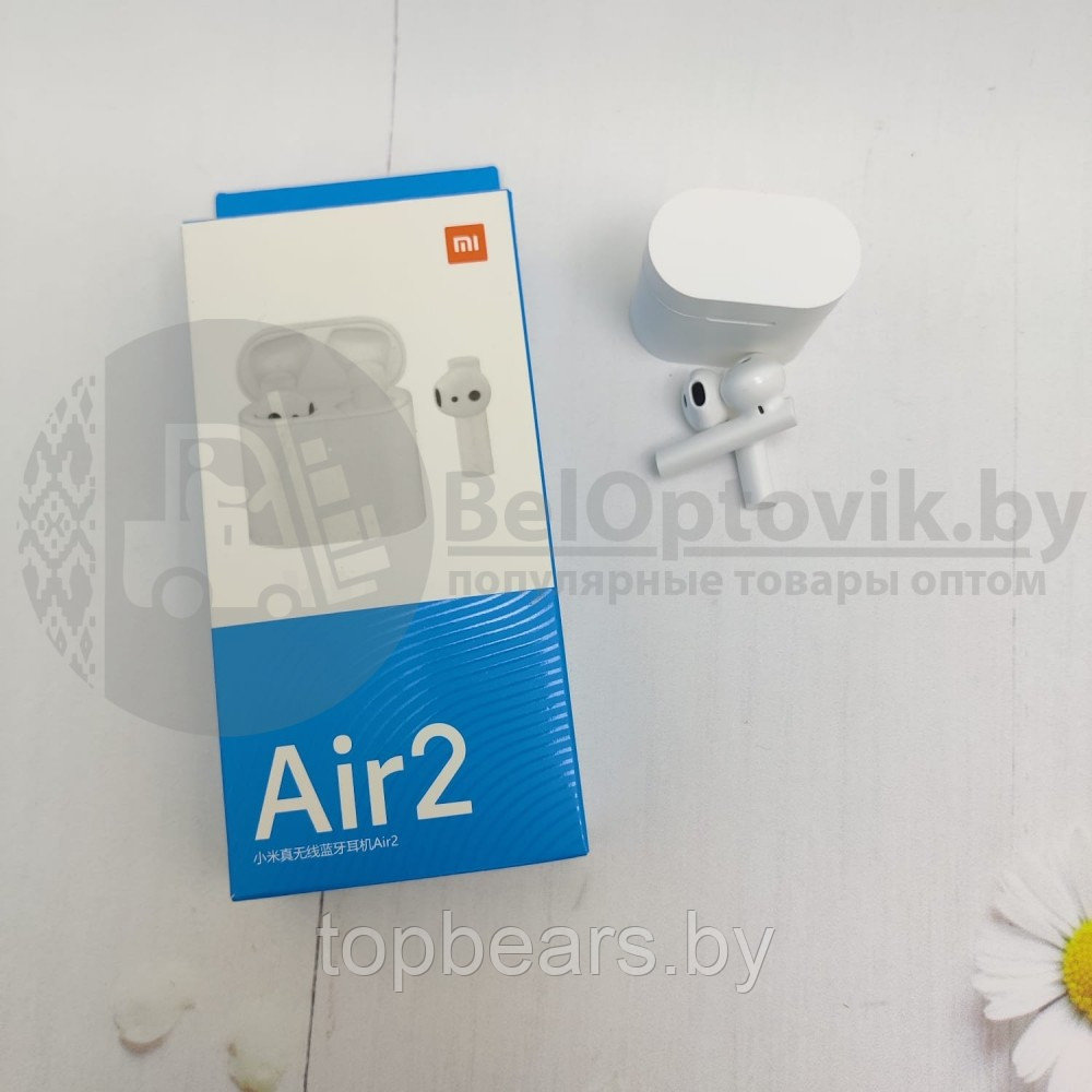 Беспроводные Bluetooth мини-наушники Mi Air 2 с зарядным кейсом - фото 10 - id-p179743825