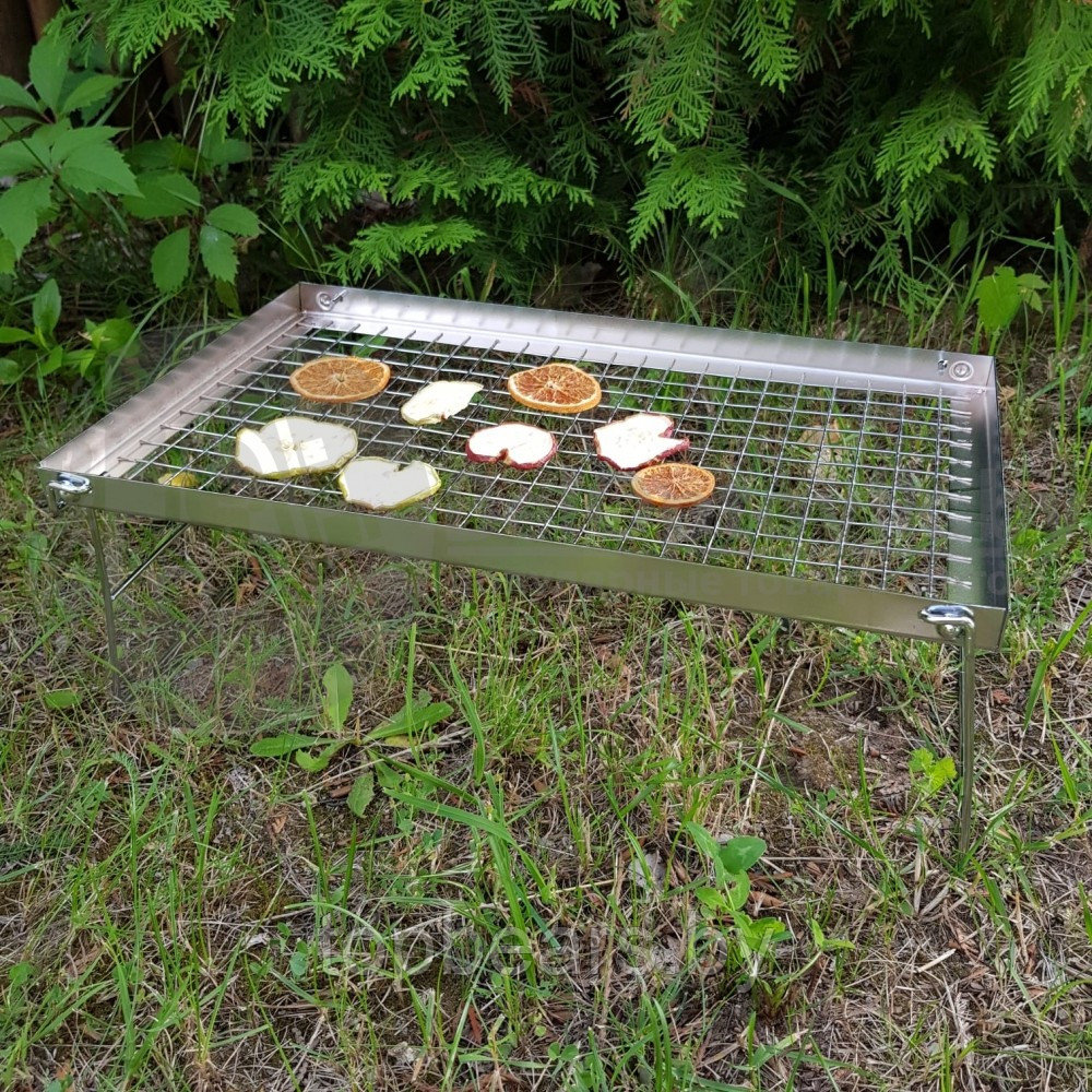 Мангал - барбекю (решетка) Portable Barbecue Grill металлический с решеткой гриль. Складной, портативный - фото 3 - id-p179744693