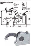 КОМПАКТНЫЙ ПРИЖИМ BAS-C, BESSEY, Крепежное сверление открыто, фото 2