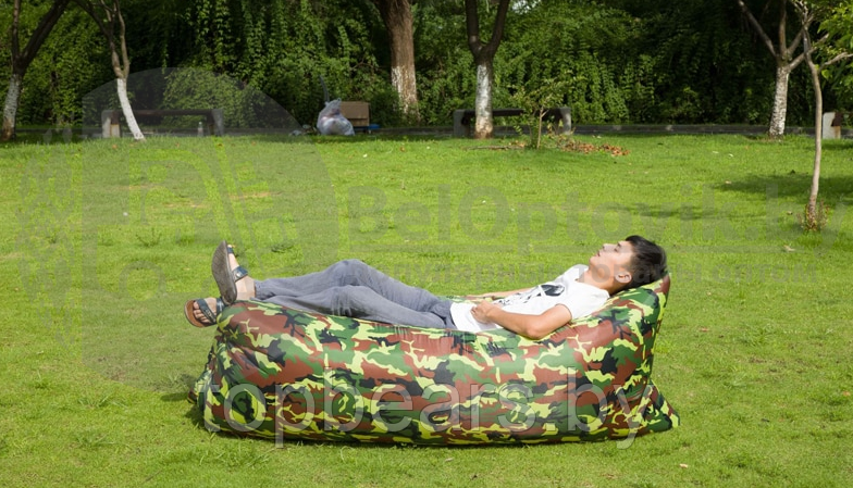 Надувной диван (Ламзак) размер XL 200 х 90см Радуга - фото 6 - id-p179744728